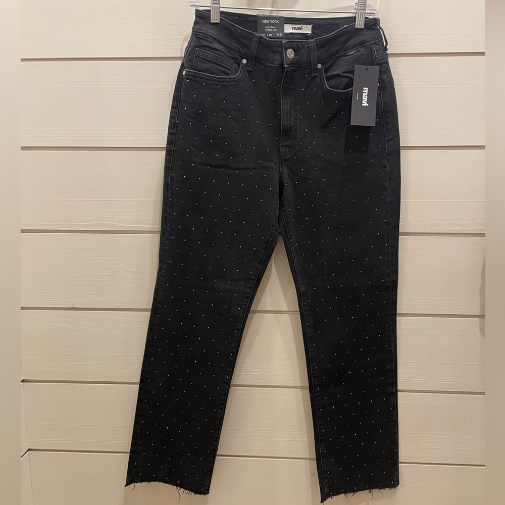 Mavi New York High Rise Straight Leg Jeans